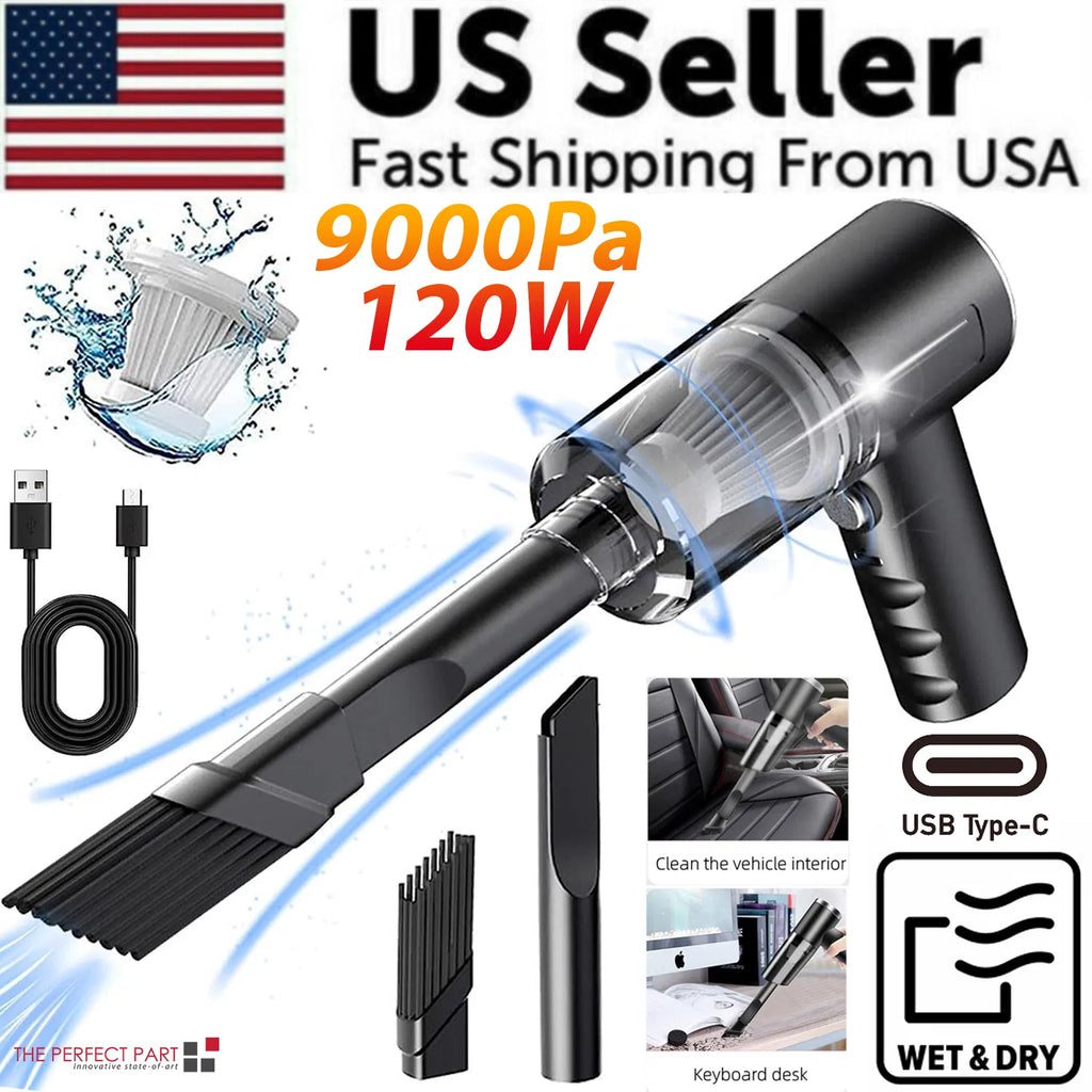 Cordless Mini Car Vacuum - Powerful 120W Handheld Cleaner – Didn’t Know ...